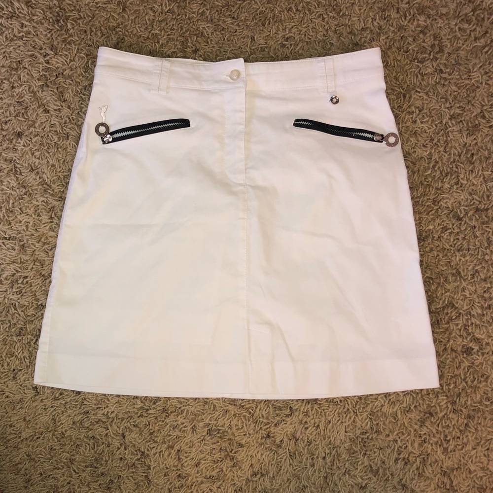 Brand new Golfino white golf skirt
